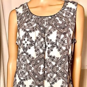 🔥BOGO🔥Worthington Black and White Sleeveless